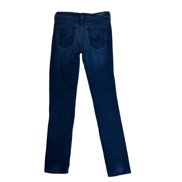 Adriano Goldschmied The Prima Mid Rise Cigarette Dark Wash Jeans made in USA - Picture 9 of 12